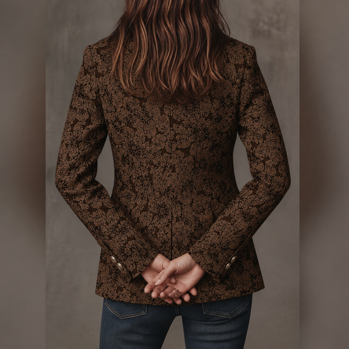 Leonor | Blazer entallado de jacquard