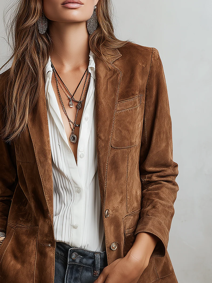 Marta | Blazer vintage marrón